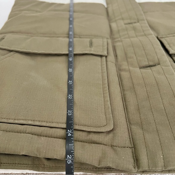 Burton DryRide Hooded Puffer Vest – Green Full Zip Snowboard Ski Gorpcore M - Picture 12 of 12